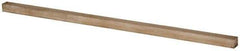 Made in USA - 12" Long, Oversized Key Stock - 18-8 Stainless Steel - Exact Tool & Supply