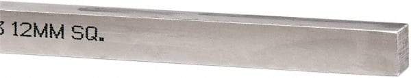 Made in USA - 12" Long, Oversized Key Stock - 18-8 Stainless Steel - Exact Tool & Supply