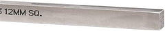 Made in USA - 12" Long, Oversized Key Stock - 18-8 Stainless Steel - Exact Tool & Supply