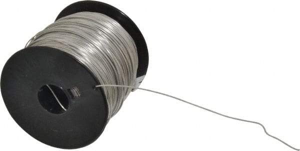 Value Collection - 18 Gage, 0.041 Inch Diameter x 1,105 Ft. Long, 302/304 Safety Lock Wire - 5 Lb. Shipping Weight - Exact Tool & Supply