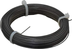Value Collection - 23 Gage, 0.051 Inch Diameter x 144 Ft. Long, High Carbon Steel, Tempered Music Wire Coil - ASTM A228, 1 Lb. Shipping Weight - Exact Tool & Supply