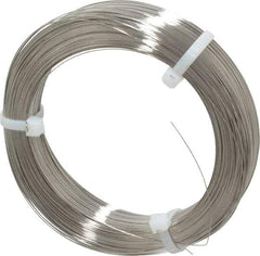 Value Collection - 7 Gage, 0.018 Inch Diameter x 1,157 Ft. Long, 302/304 Music Wire Coil - ASTM A580, 1 Lb. Shipping Weight - Exact Tool & Supply
