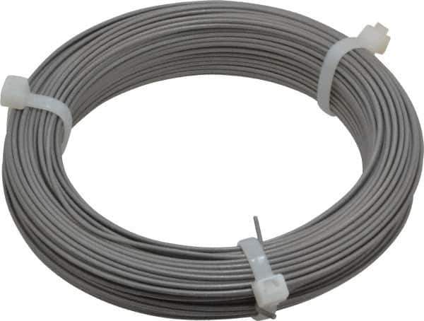 Value Collection - 24 Gage, 0.055 Inch Diameter x 124 Ft. Long, 302/304 Music Wire Coil - ASTM A580, 1 Lb. Shipping Weight - Exact Tool & Supply