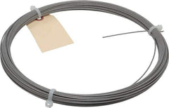 Value Collection - 26 Gage, 1/16 Inch Diameter x 95 Ft. Long, 302/304 Music Wire Coil - ASTM A580, 1 Lb. Shipping Weight - Exact Tool & Supply