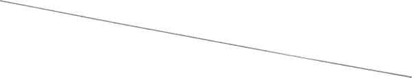 Value Collection - 16 Gage, 0.037 Inch Diameter x 1 Ft. Long, High Carbon Steel, Cut and Straightened Music Wire - ASTM A228 - Exact Tool & Supply