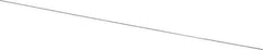Value Collection - 16 Gage, 0.037 Inch Diameter x 1 Ft. Long, High Carbon Steel, Cut and Straightened Music Wire - ASTM A228 - Exact Tool & Supply