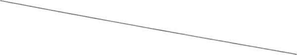 Value Collection - 20 Gage, 0.045 Inch Diameter x 1 Ft. Long, High Carbon Steel, Cut and Straightened Music Wire - ASTM A228 - Exact Tool & Supply