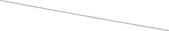 Value Collection - 20 Gage, 0.045 Inch Diameter x 1 Ft. Long, High Carbon Steel, Cut and Straightened Music Wire - ASTM A228 - Exact Tool & Supply