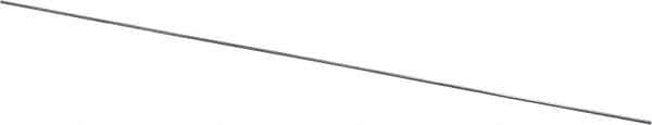 Value Collection - 25 Gage, 0.059 Inch Diameter x 1 Ft. Long, High Carbon Steel, Cut and Straightened Music Wire - ASTM A228 - Exact Tool & Supply