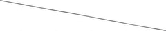 Value Collection - 25 Gage, 0.059 Inch Diameter x 1 Ft. Long, High Carbon Steel, Cut and Straightened Music Wire - ASTM A228 - Exact Tool & Supply