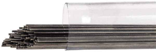 Value Collection - 8 Gage, 0.02 Inch Diameter x 1 Ft. Long, 302/304 Cut and Straightened Music Wire - ASTM A580 - Exact Tool & Supply