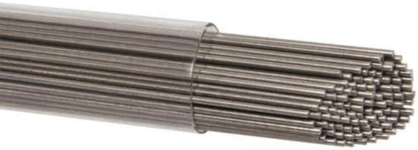 Value Collection - 15 Gage, 0.035 Inch Diameter x 1 Ft. Long, 302/304 Cut and Straightened Music Wire - ASTM A580 - Exact Tool & Supply