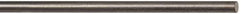 Value Collection - 21 Gage, 0.047 Inch Diameter x 1 Ft. Long, 302/304 Cut and Straightened Music Wire - ASTM A580 - Exact Tool & Supply