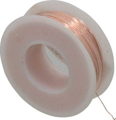 Made in USA - 26 Gage, 0.0159" Diameter x 315' Long, Bare, Copper Bus Bar Wire - Pure Copper (ASTM B3) - Exact Tool & Supply