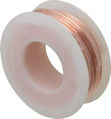 Made in USA - 16 Gage, 0.0508" Diameter x 32' Long, Bare, Copper Bus Bar Wire - Pure Copper (ASTM B3) - Exact Tool & Supply
