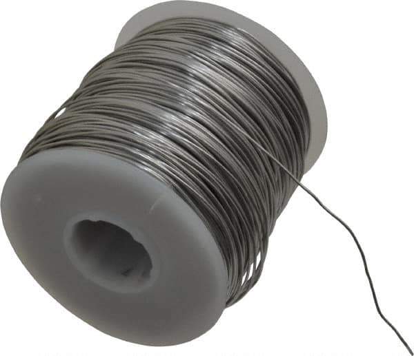 Value Collection - 22 Gage, 0.0253 Inch Diameter x 430 Ft. Long, Soft Aluminum Wire - Alloy 1100, ASTM B211, 1/4 Lbs. Shipping Weight - Exact Tool & Supply