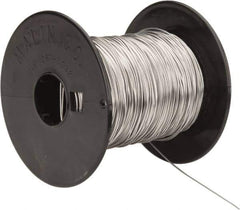 Value Collection - 20 Gage, 0.0319 Inch Diameter x 538 Ft. Long, Soft Aluminum Wire - Alloy 1100, ASTM B211, 1/2 Lbs. Shipping Weight - Exact Tool & Supply