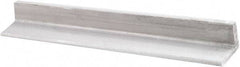 Value Collection - 1/4 Inch Thick x 4 Inch Wide, Aluminum Solid Angle - 96 Inch Long, Alloy 6061 - Exact Tool & Supply