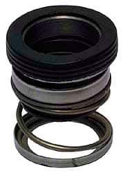 Made in USA - 1.357 Inch Shaft, 491 Industry Specification, Buna-N Diaphragm, Mechanical Face Seal - 1-1/8 Working Length, 7/16 Seat Thickness, 1.859 Seal Outside Diameter, Carbon Washer - Exact Tool & Supply