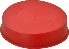 Caplugs - Press Fit Plug - 3 NPT" OD, Polyethylene, Red - Exact Tool & Supply