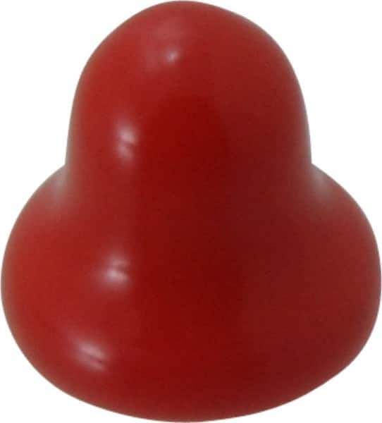 Caplugs - Flexible Push-In Plug - 5/16" OD, Vinyl, Red - Exact Tool & Supply