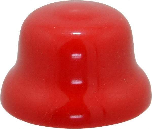 Caplugs - Flexible Push-In Plug - 3/4" OD, Vinyl, Red - Exact Tool & Supply