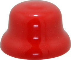 Caplugs - Flexible Push-In Plug - 3/4" OD, Vinyl, Red - Exact Tool & Supply
