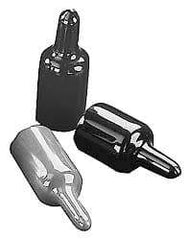 Caplugs - 1" ID, Pull-Tab Cap - Vinyl, Red - Exact Tool & Supply