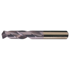 7/64 RHS / RHC HSS-CO 8% (M42) 135 Degree Split Point Heavy Duty Cobalt Screw Machine Drill - TiAlN - Exact Tool & Supply