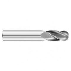1-3/8 x 2 x 4-1/2 4 Flute Ball Nose  End Mill- Series 3200SD - Exact Tool & Supply