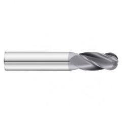 29/64 x 1 x 3 4 Flute Ball Nose  End Mill- Series 3200SD - Exact Tool & Supply