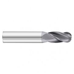 9/16 SOLID CARBIDE BALL ENDMILL - Exact Tool & Supply