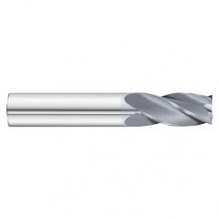 29/64 Dia. x 3 Overall Length 4-Flute Square End Solid Carbide SE End Mill-Round Shank-Center Cut-TiCN - Exact Tool & Supply