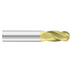 19/64 x 7/8 x 2-1/2 4 Flute Ball Nose  End Mill- Series 3200SD - Exact Tool & Supply