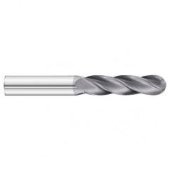 1" x 2 x 4-1/2 4 Flute Ball Nose  End Mill- Series 3200XL - Exact Tool & Supply