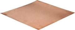 Value Collection - 0.01 Inch Thick x 12 Inch Square, Copper Sheet - Alloy 110 - Exact Tool & Supply