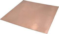 Value Collection - 0.043 Inch Thick x 12 Inch Square, Copper Sheet - Alloy 110 - Exact Tool & Supply