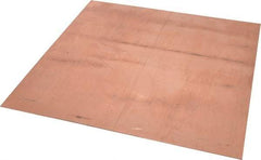 Value Collection - 0.05 Inch Thick x 12 Inch Square, Copper Sheet - Alloy 110 - Exact Tool & Supply
