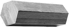 Value Collection - 9/16 Inch Width Across Flats x 72 Inch Long, Brass Hexagon Bar - Alloy 360 - Exact Tool & Supply