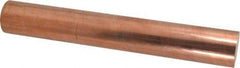 Value Collection - 1-3/4 Inch Diameter x 12 Inch Long, Copper Round Rod - Alloy 110 Copper - Exact Tool & Supply