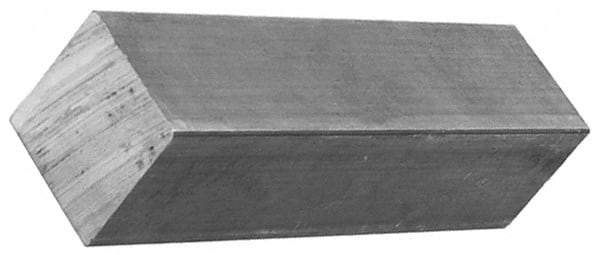 Value Collection - 4" Square x 1' Long Steel Square Bar - 1018 Low Carbon Steel - Exact Tool & Supply