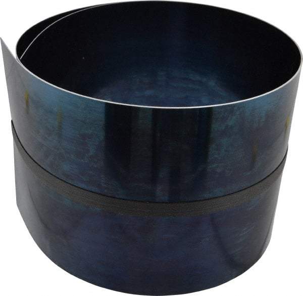 Made in USA - 50 Inch Long x 6 Inch Wide x 0.025 Inch Thick, Roll Shim Stock - Spring Steel - Exact Tool & Supply