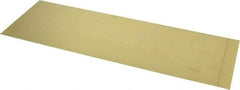 Made in USA - 10 Piece, 18 Inch Long x 6 Inch Wide x 0.004 Inch Thick, Shim Sheet Stock - Brass - Exact Tool & Supply