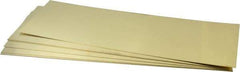Made in USA - 10 Piece, 18 Inch Long x 6 Inch Wide x 0.025 Inch Thick, Shim Sheet Stock - Brass - Exact Tool & Supply