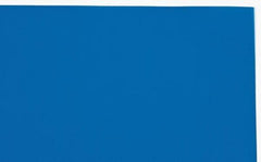 Made in USA - 1 Piece, 20" Wide x 20" Long Plastic Shim Stock Sheet - Blue, ±10% Tolerance - Exact Tool & Supply