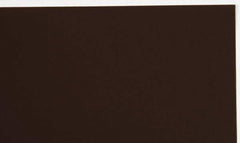 Made in USA - 1 Piece, 20" Wide x 20" Long Plastic Shim Stock Sheet - Brown, ±10% Tolerance - Exact Tool & Supply
