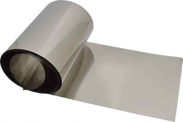 Made in USA - 50 Inch Long x 6 Inch Wide x 0.0015 Inch Thick, Roll Shim Stock - Stainless Steel - Exact Tool & Supply