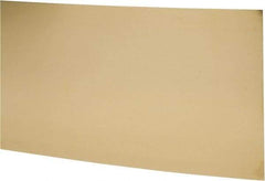 Made in USA - 2 Piece, 25 Inch Long x 6 Inch Wide x 0.012 Inch Thick, Shim Sheet Stock - Brass - Exact Tool & Supply