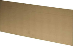 Made in USA - 2 Piece, 25 Inch Long x 6 Inch Wide x 0.031 Inch Thick, Shim Sheet Stock - Brass - Exact Tool & Supply