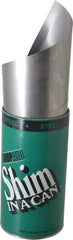 Made in USA - 2.50 m Long x 150 mm Wide x 0.25 mm Thick, Roll Shim Stock - Steel - Exact Tool & Supply